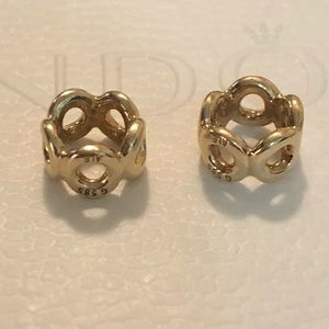 Pandora Set Of Gold Spacers